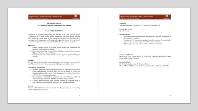 Call for participants PhD students Seminar
