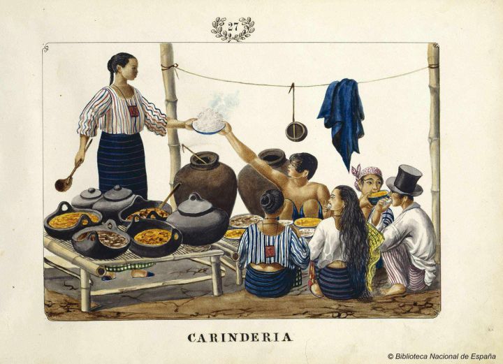 Jose Honorato Lozano, "Tendera en la Carinderia" (1847)